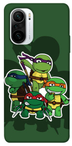 Чехол Green turtles для Xiaomi Redmi K40