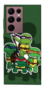 Чехол Green turtles для Galaxy S22 Ultra