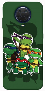 Чехол Green turtles для Nokia G10