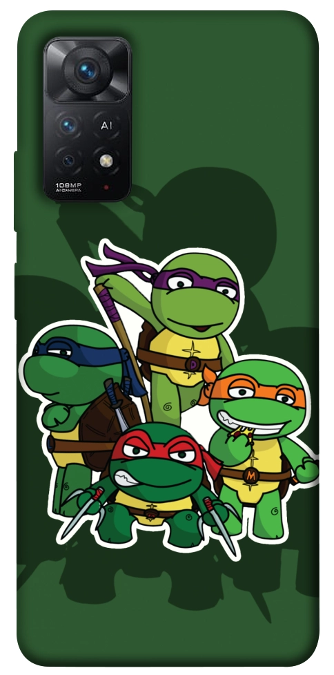 Чохол Green turtles для Xiaomi Redmi Note 11 Pro 5G