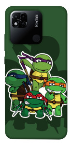 Чохол Green turtles для Xiaomi Redmi 10A