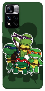 Чехол Green turtles для Xiaomi Redmi Note 11 5G