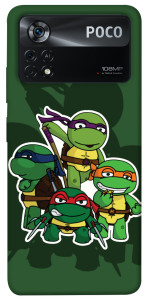 Чохол Green turtles для Xiaomi Poco X4 Pro