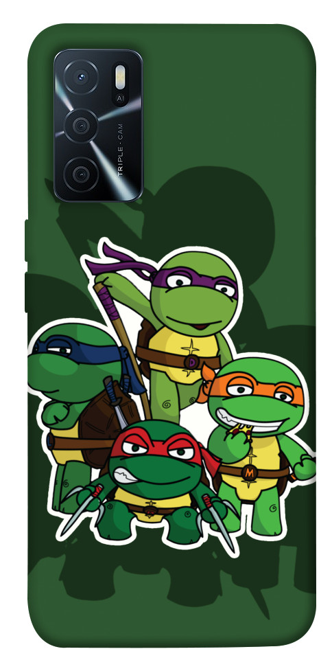 Чехол Green turtles для Oppo A16