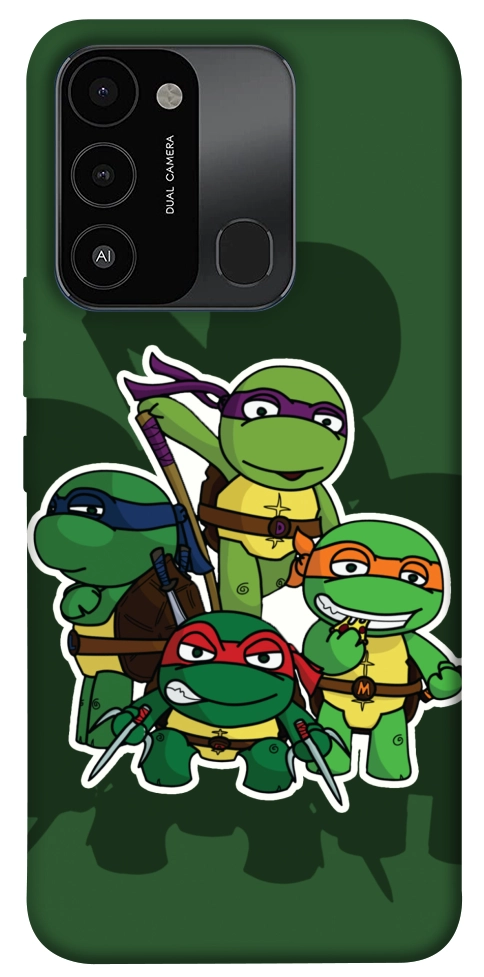 Чехол Green turtles для TECNO Spark 8C