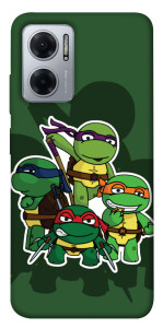 Чохол Green turtles для Xiaomi Redmi Note 11E