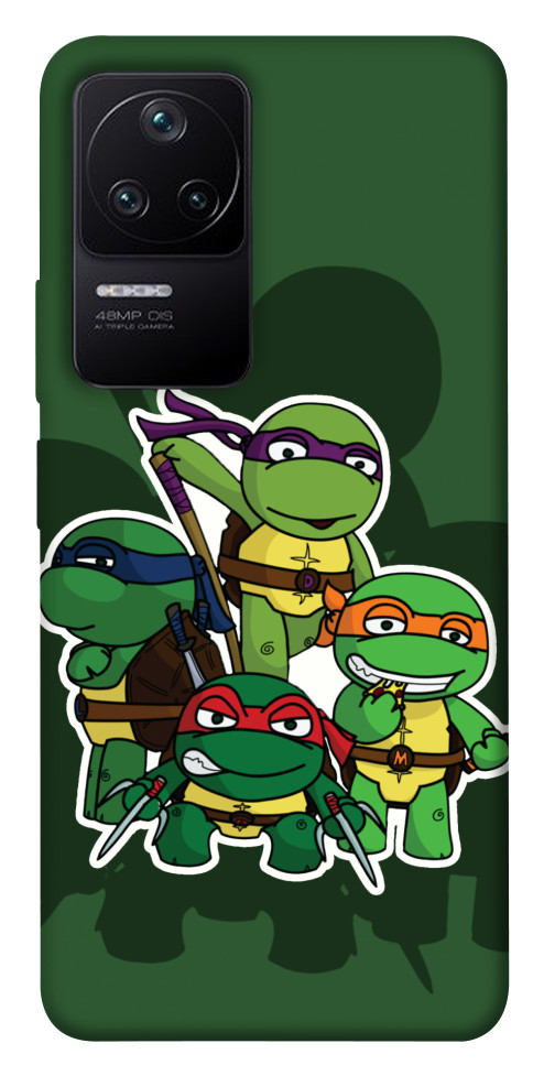 Чохол Green turtles для Xiaomi Redmi K40S