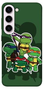 Чохол Green turtles для Galaxy S23+