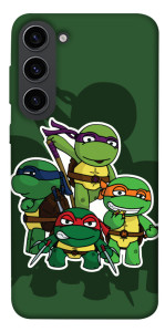 Чохол Green turtles для Galaxy S23