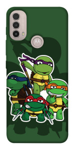 Чехол Green turtles для Motorola Moto E40