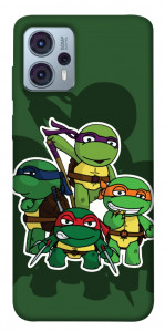 Чохол Green turtles для Motorola Moto G23