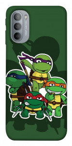 Чохол Green turtles для Motorola Moto G31