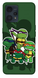 Чехол Green turtles для Realme 9 4G