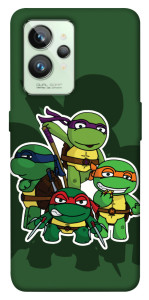 Чохол Green turtles для Realme GT2