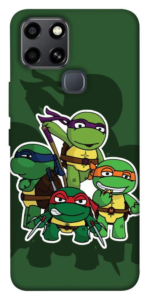 Чохол Green turtles для Infinix Smart 6