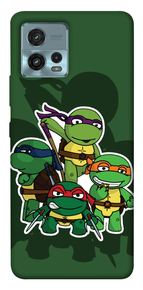 Чехол Green turtles для Motorola Moto G72