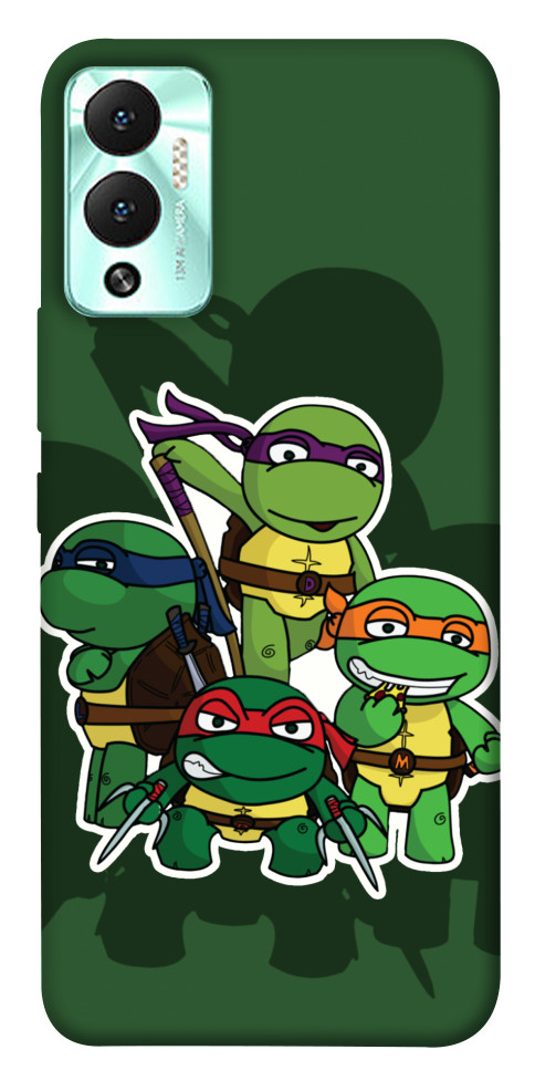 Чохол Green turtles для Infinix Hot 12 Play