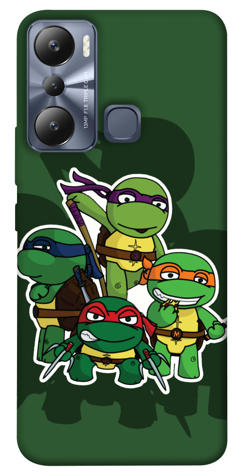 Чехол Green turtles для Infinix Hot 20i