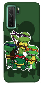 Чохол Green turtles для Huawei nova 7 SE