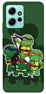 Чехол Green turtles для Xiaomi Redmi Note 12 4G