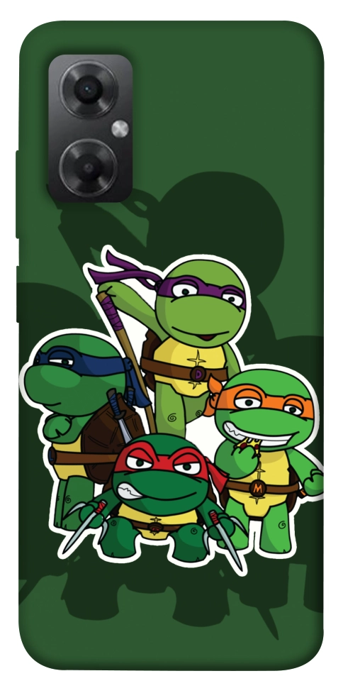 Чехол Green turtles для Xiaomi Redmi Note 11R