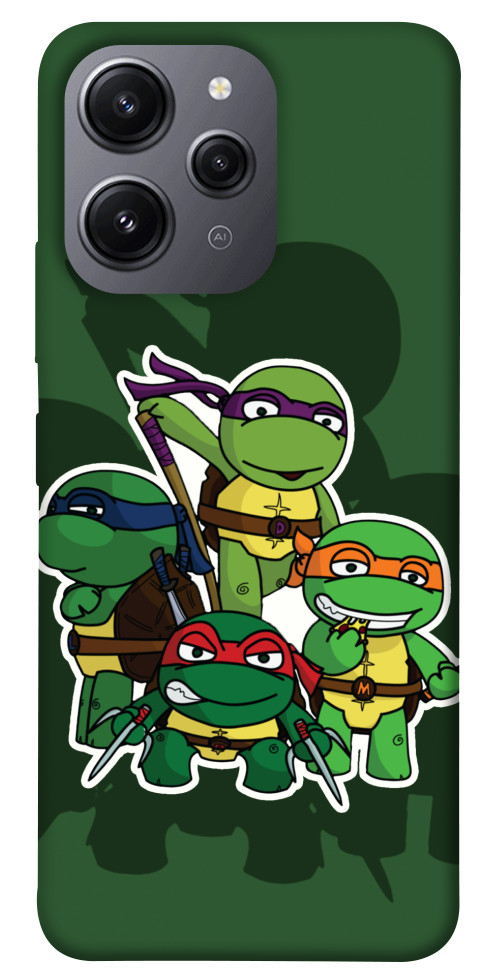 Чохол Green turtles для Xiaomi Redmi 12