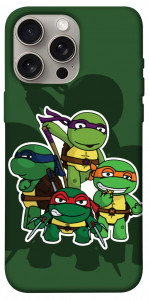 Чохол Green turtles для iPhone 15 Pro Max