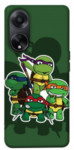 Чехол Green turtles для Oppo A98