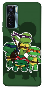 Чехол Green turtles для TECNO Camon 17 Pro