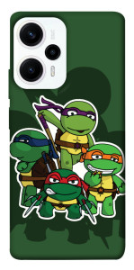 Чохол Green turtles для Xiaomi Poco F5