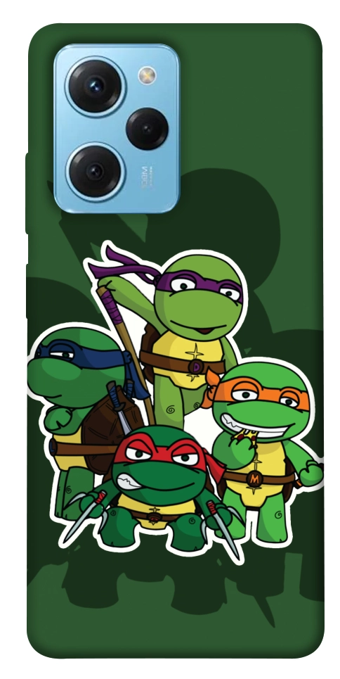 Чехол Green turtles для Xiaomi Poco X5 Pro 5G