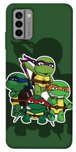 Чохол Green turtles для Nokia G22