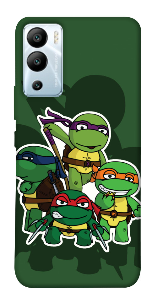 Чехол Green turtles для Infinix Hot 12i