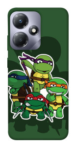 Чохол Green turtles для Infinix Hot 30 Play