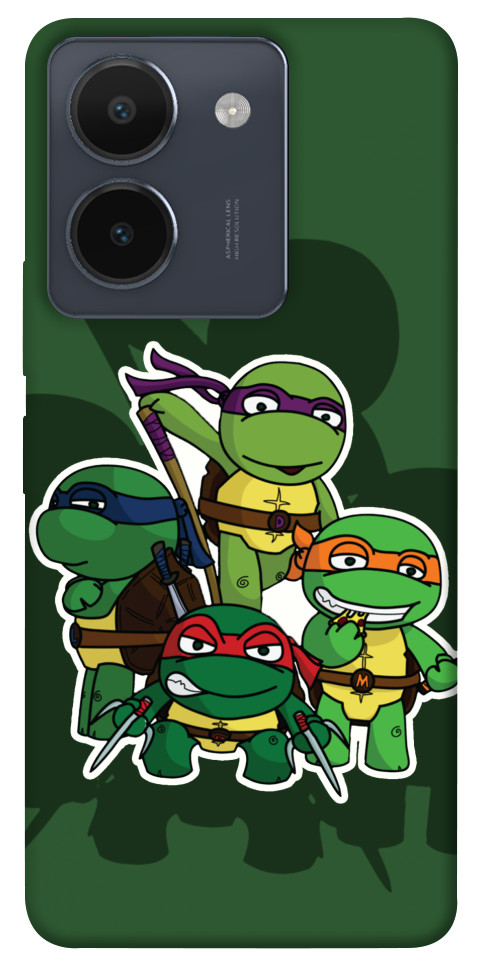 Чохол Green turtles для Vivo Y36