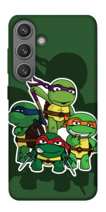 Чохол Green turtles для Galaxy S24