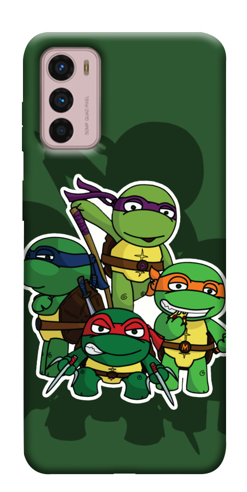 Чехол Green turtles для Motorola Moto G42