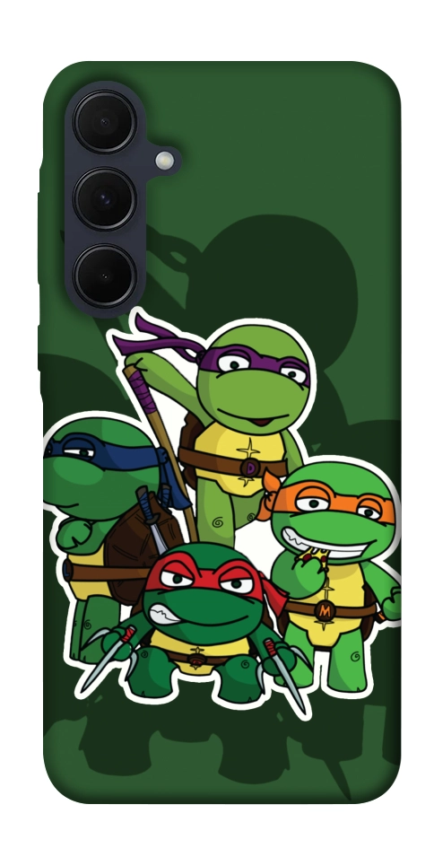 Чехол Green turtles для Galaxy A55