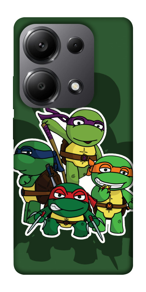 Чехол Green turtles для Xiaomi Redmi Note 13 Pro 4G