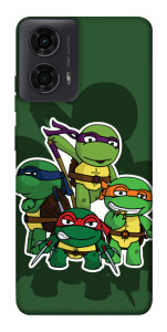 Чехол Green turtles для Motorola Moto G24