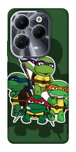 Чохол Green turtles для Infinix Hot 40