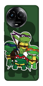 Чохол Green turtles для Realme C67 4G