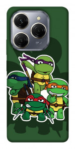 Чехол Green turtles для TECNO Spark 20 Pro