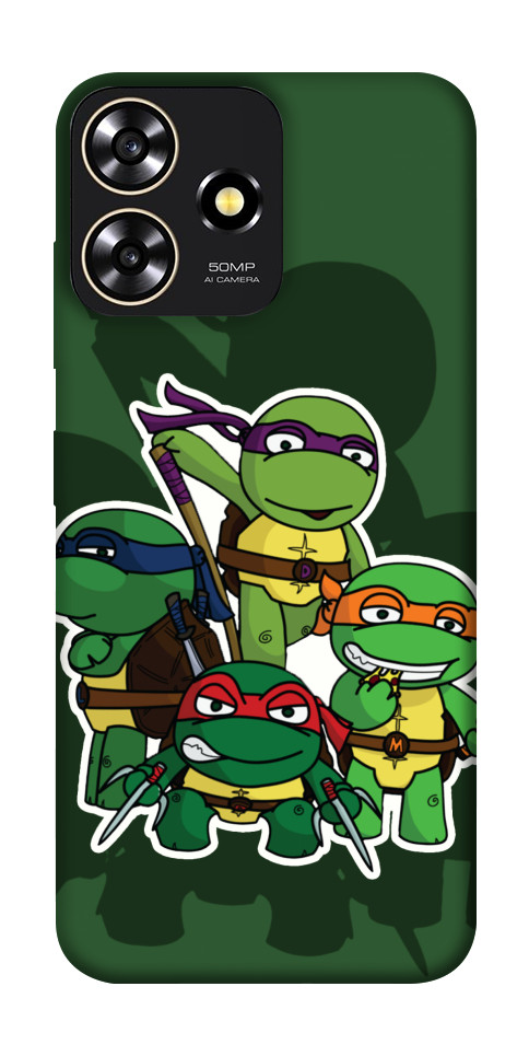 Чехол Green turtles для ZTE Blade A73 4G