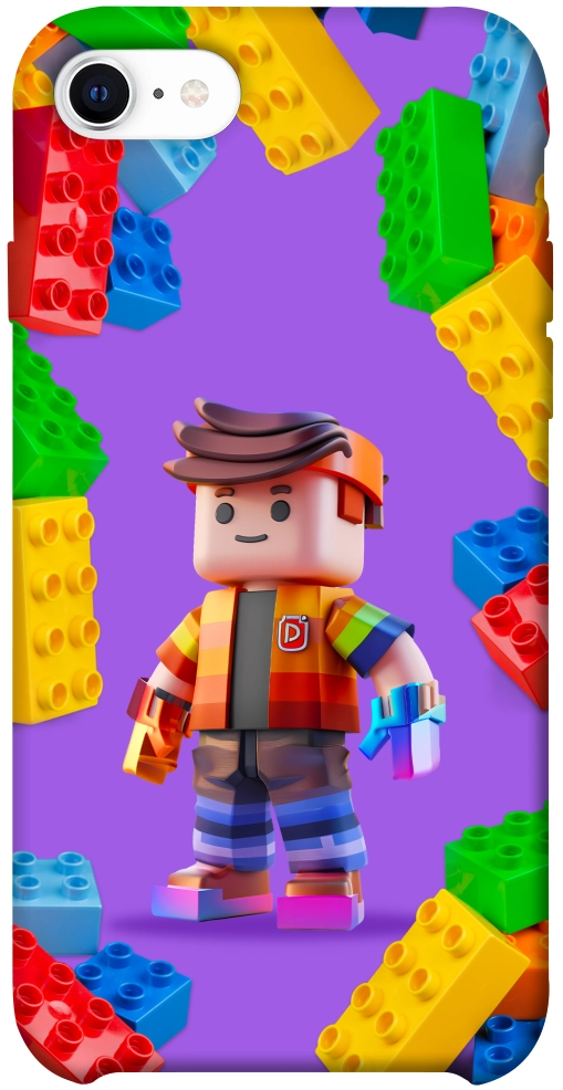 Чехол Colorful constructor для iPhone SE (2020)