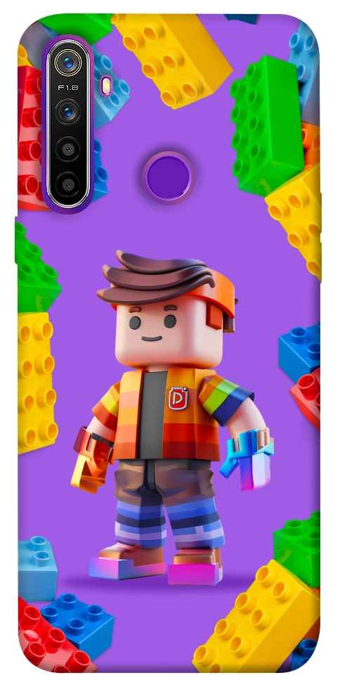 Чехол Colorful constructor для Realme 5