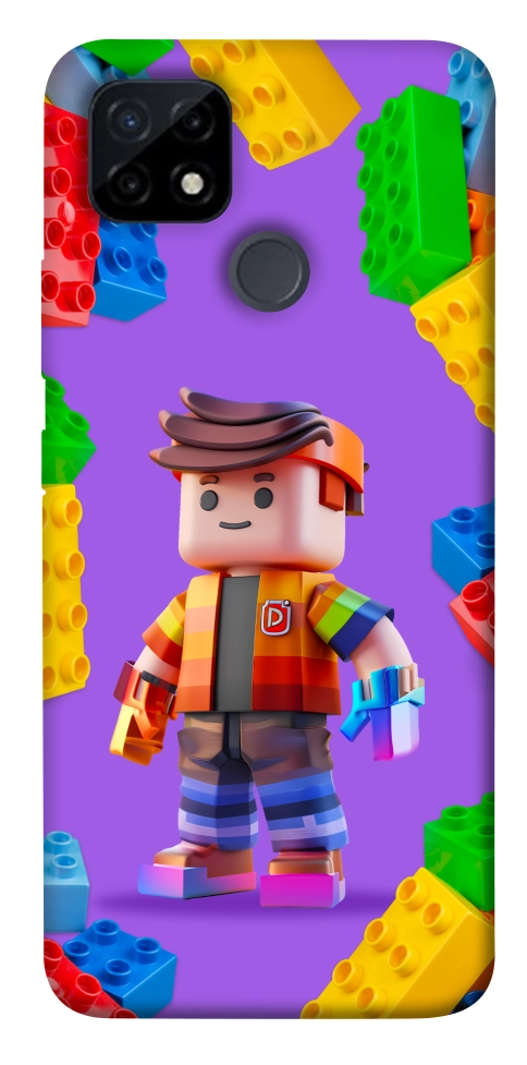 Чохол Colorful constructor для Realme C25Y