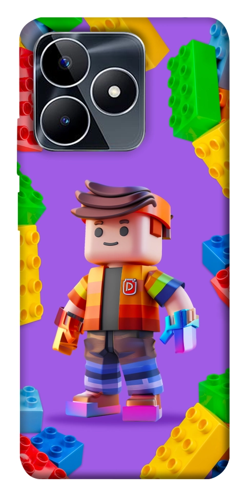 Чехол Colorful constructor для Realme C53