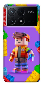 Чехол Colorful constructor для Xiaomi Poco X6