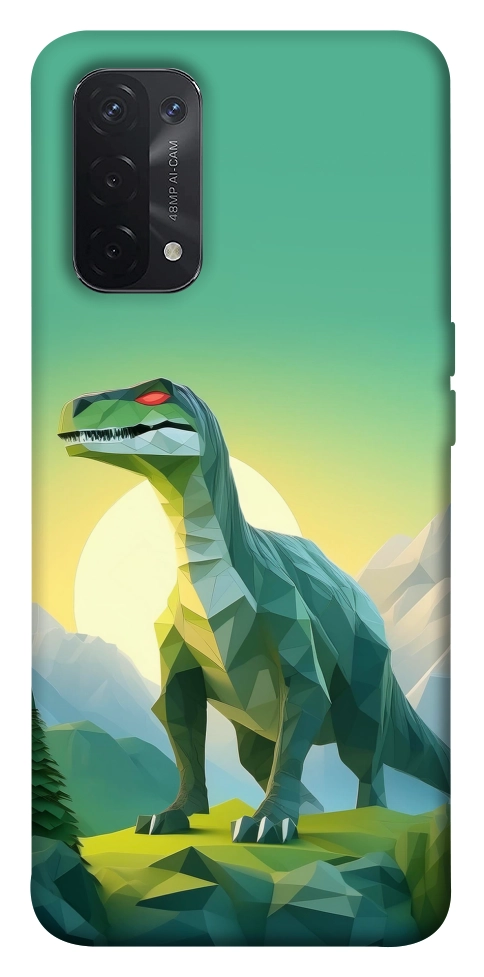 Чехол Динозавр для Oppo A74 5G